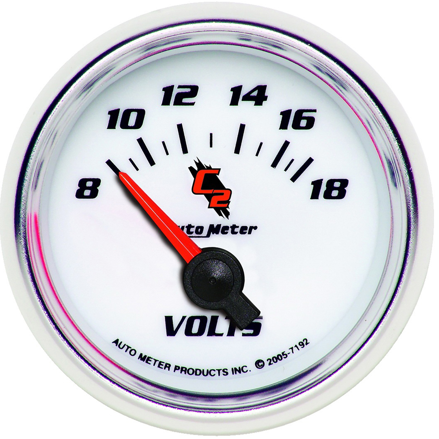 AutoMeter 2-1/16 In. VOLTMETER, 8-18V, C2